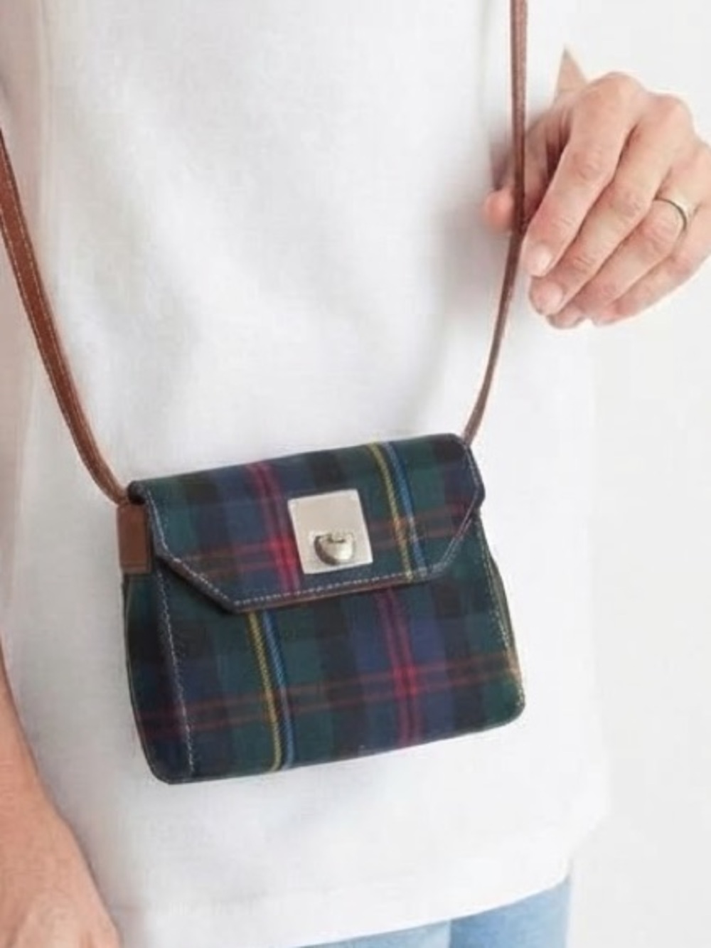 Glen Appin of Scotland Tartan Plaid Mini Top Handle Crossbody Bag